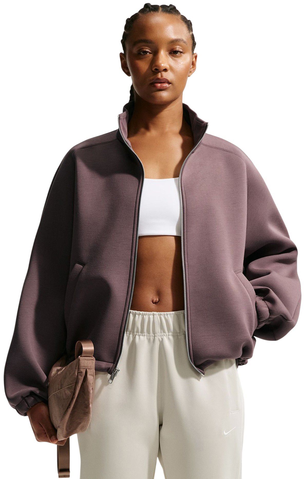 Nike Women's Sportswear Oversized Fleece Track Jacket product image