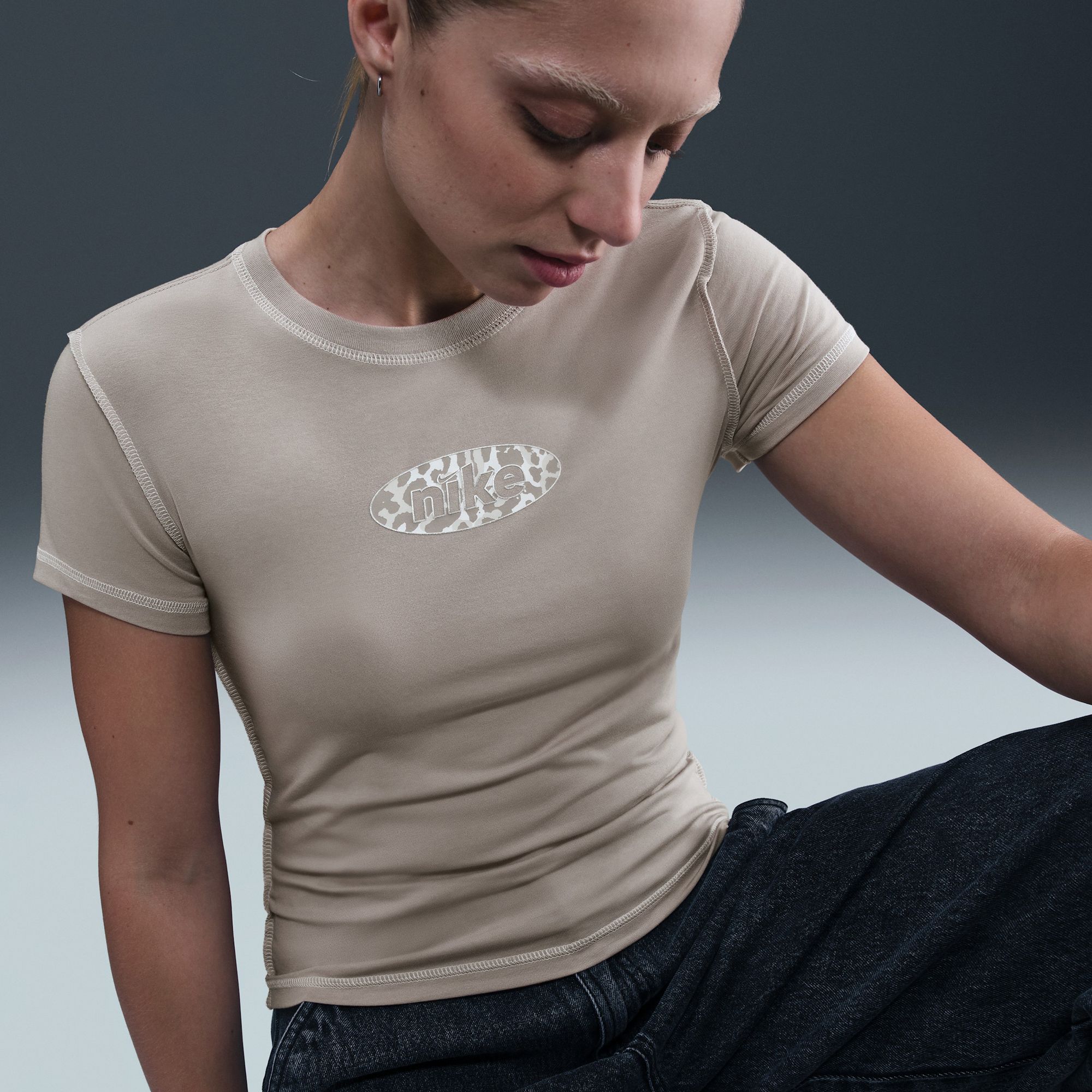 Nike Women's Sportswear Chill Knit Slim Cropped Top product image
