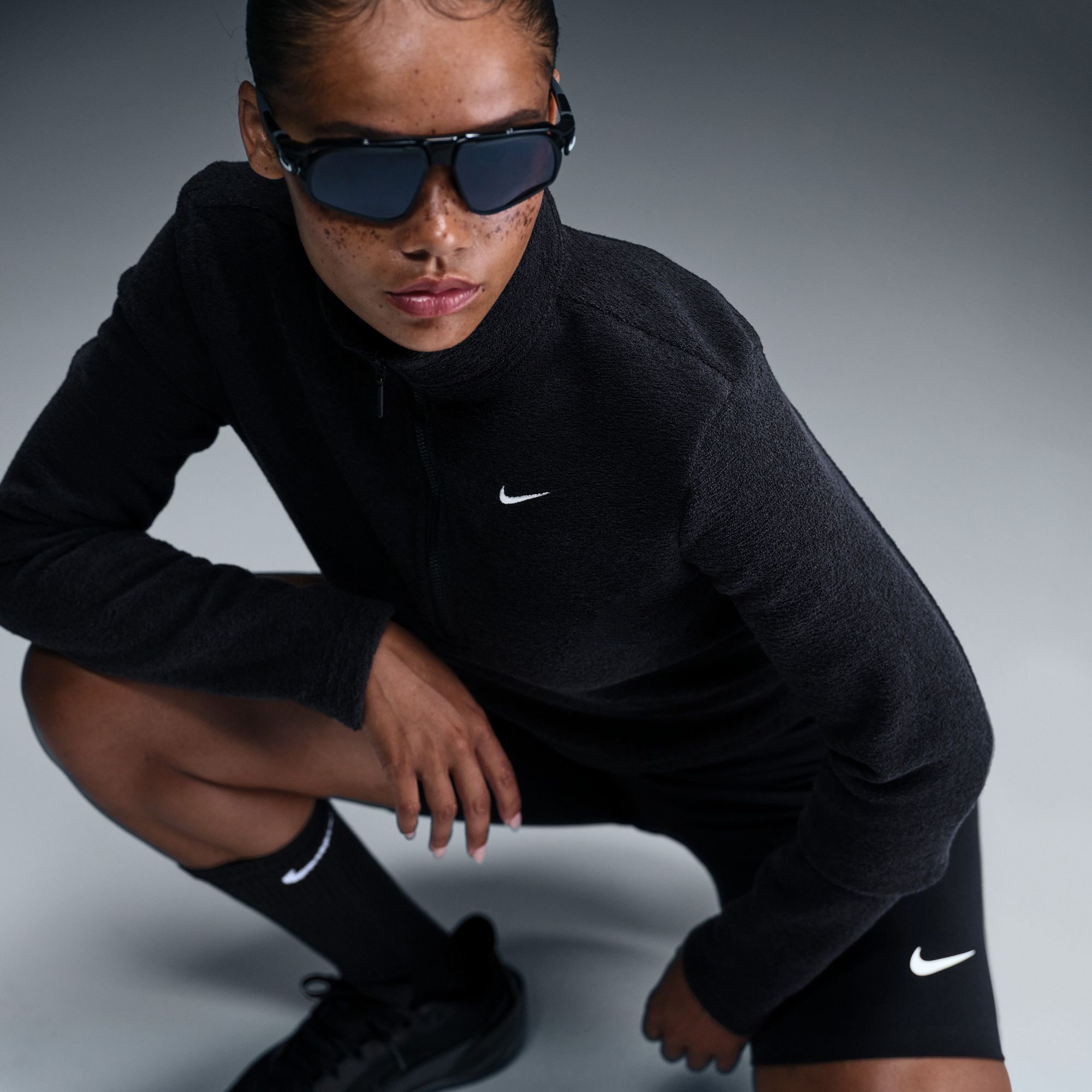 Nike Women's Sportswear Phoenix Plush Slim Long-Sleeve Cozy Fleece 1/2-Zip product image