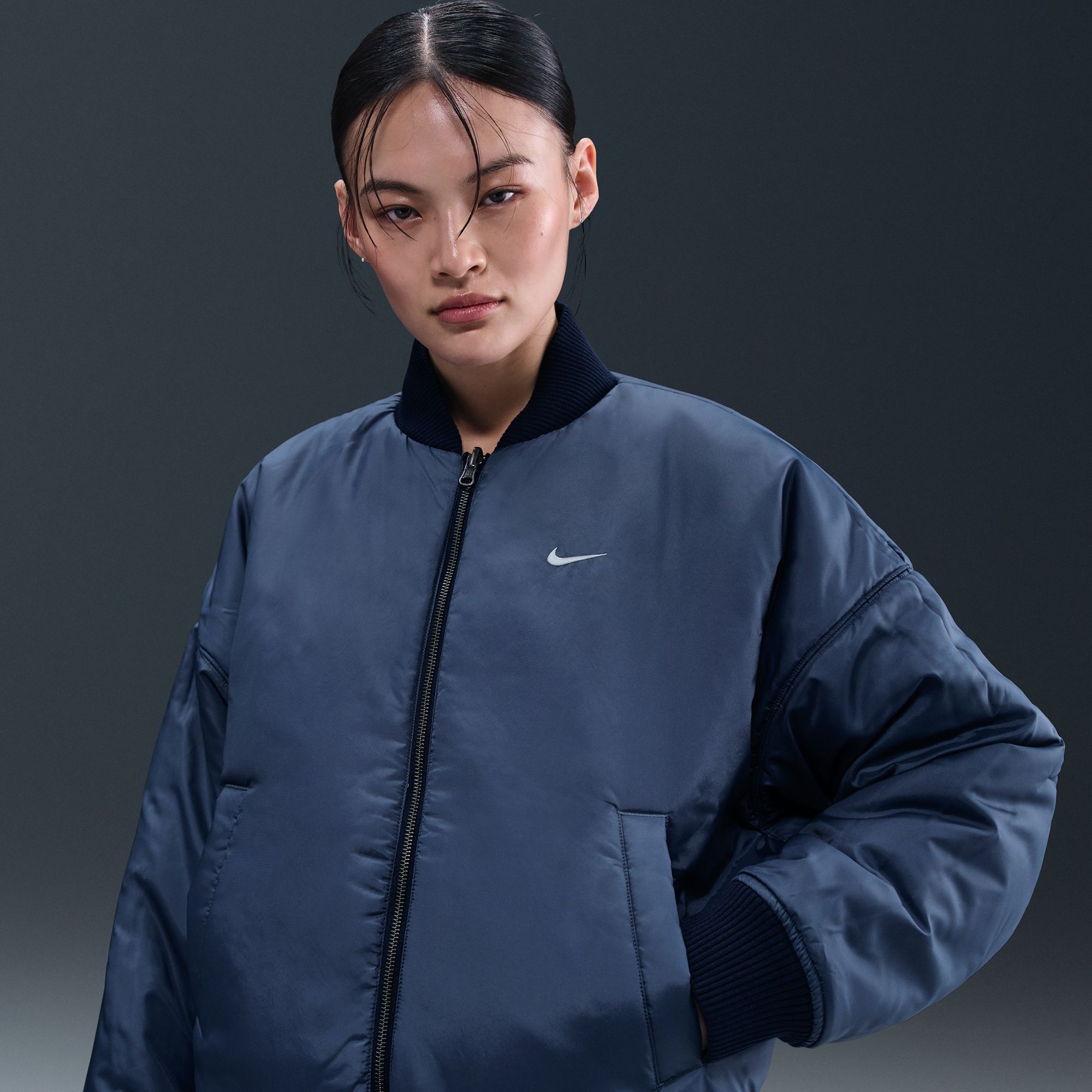 Nike Women's Sportswear Therma-FIT Reversible Bomber Jacket product image