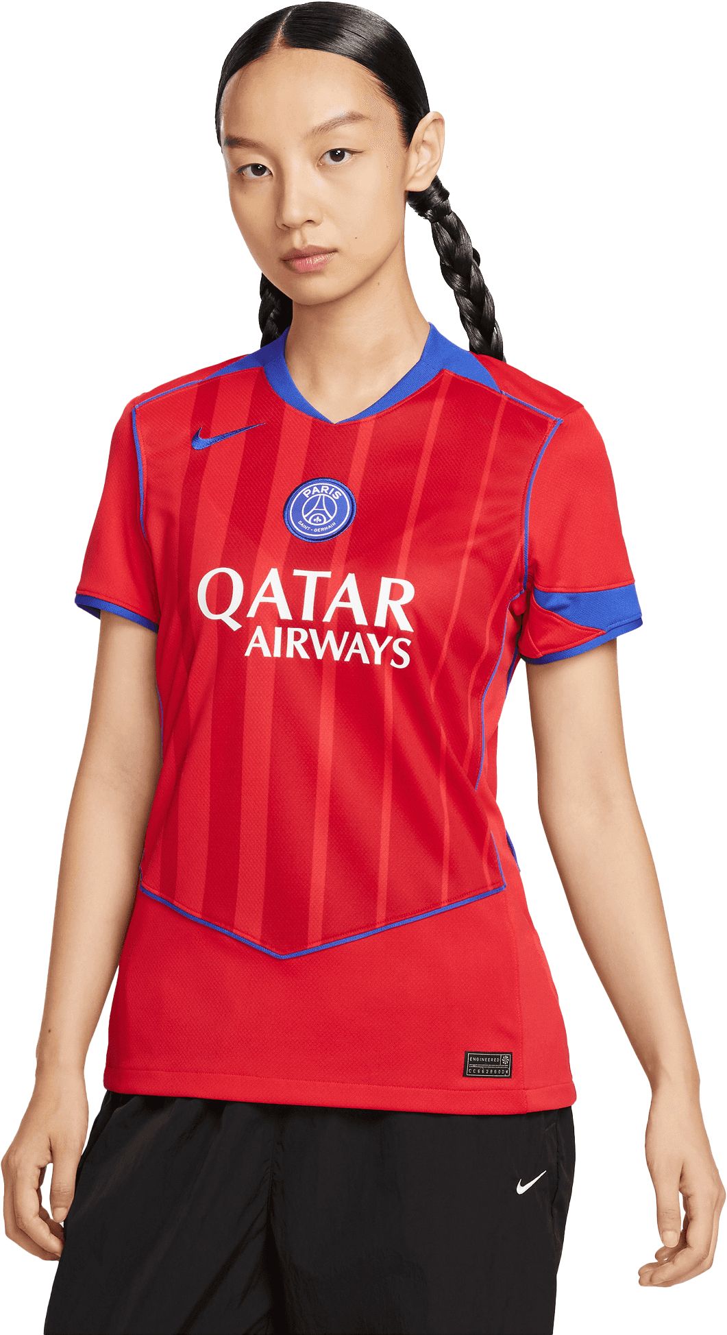 Nike Women's Paris Saint-Germain FC 2025-26 Red Third Replica Jersey product image