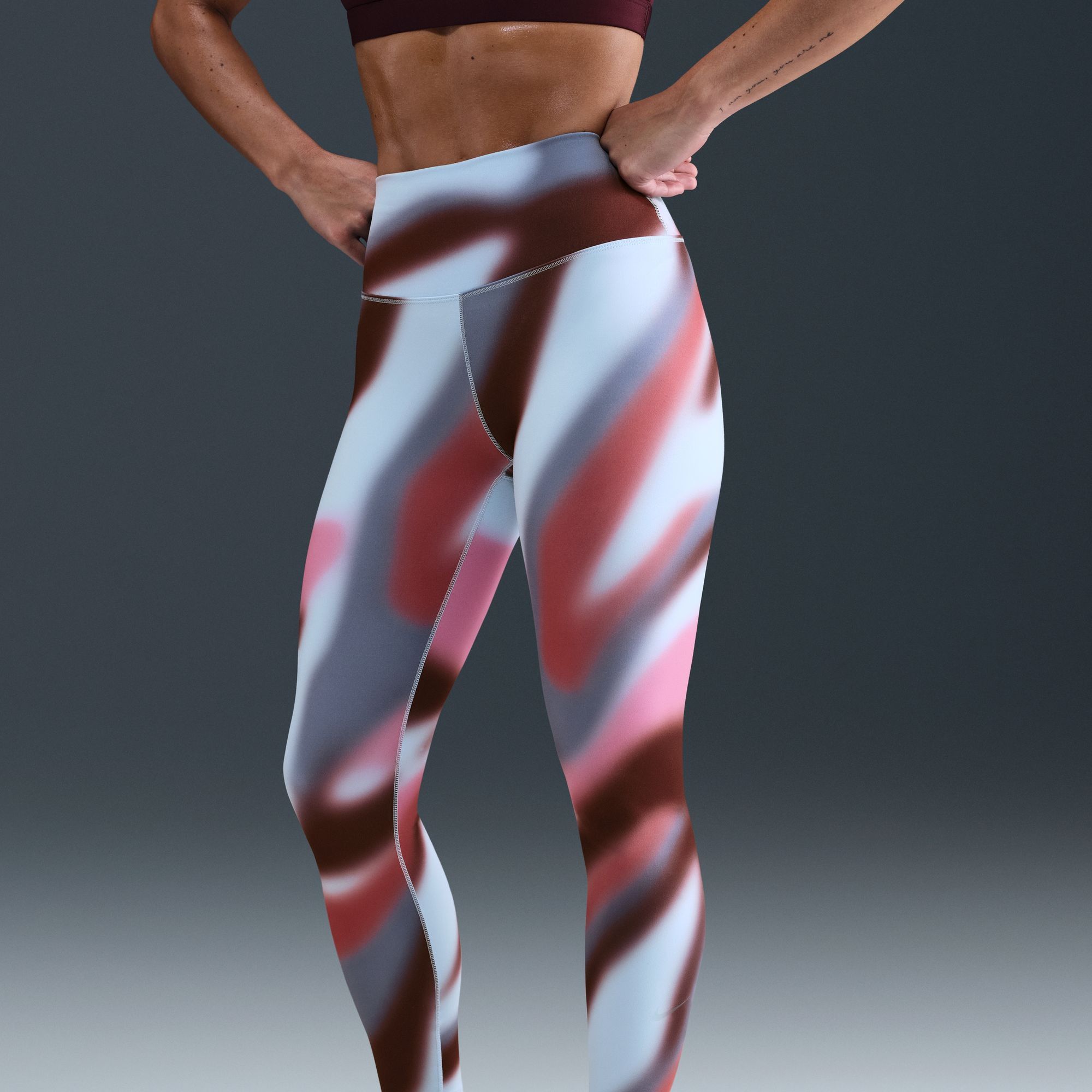 Nike Women's One Dri-FIT High-Waisted Blur 7/8 Leggings product image