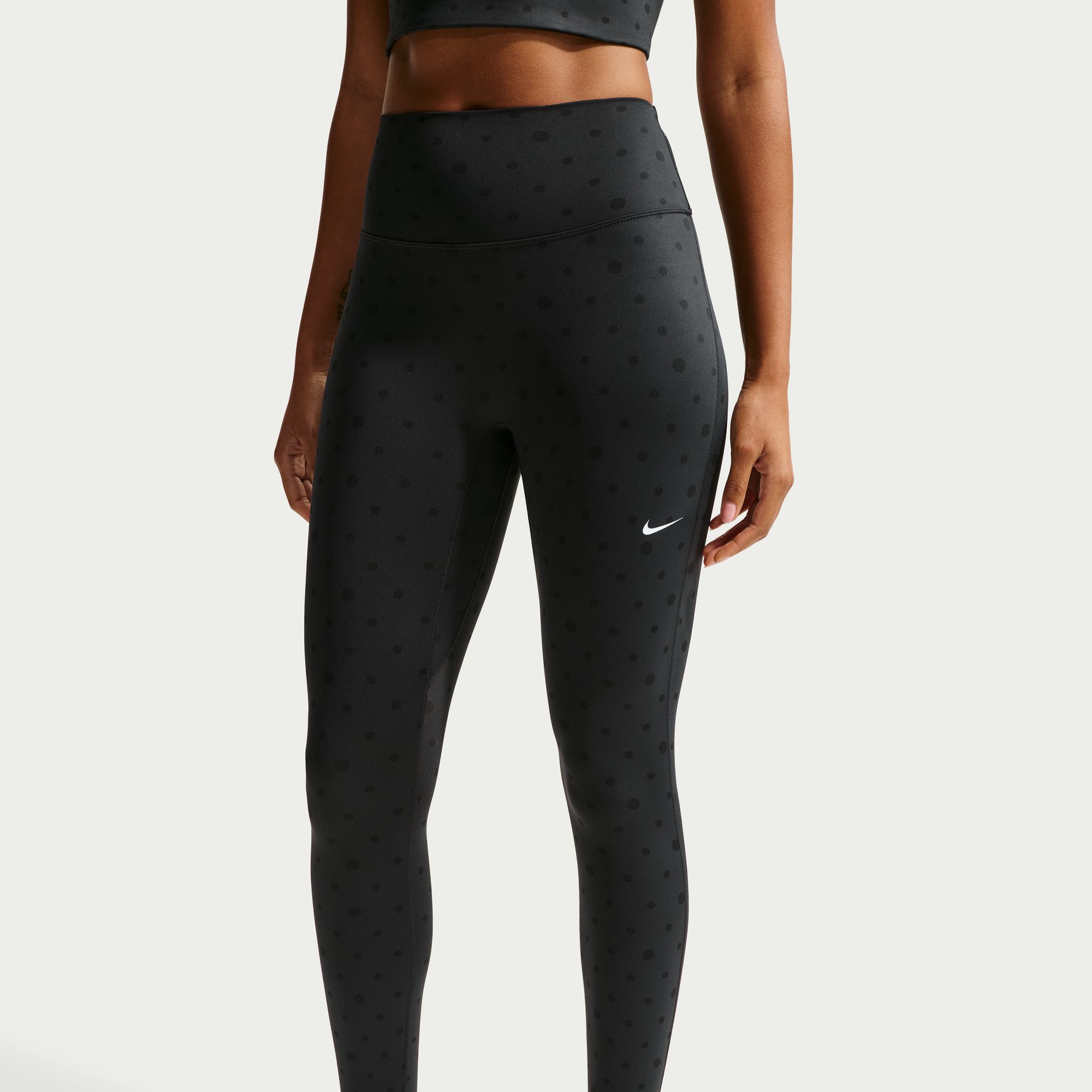 Nike Women's One High-Waisted Polka Dot 7/8 Printed Leggings product image