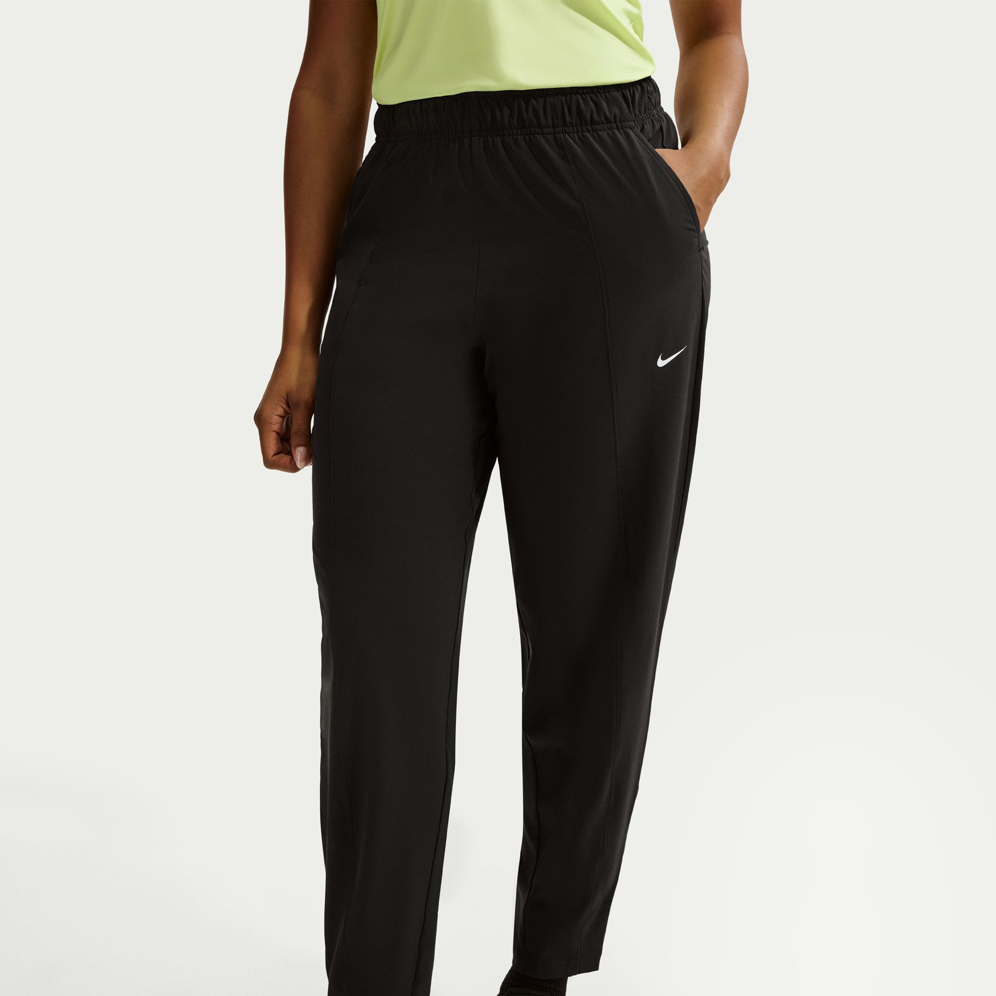 Nike Women's One Dri-FIT High-Waisted Full-Length Woven Pants product image
