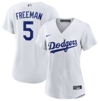 Nike Women's Los Angeles Dodgers Freddie Freeman #5 White Home