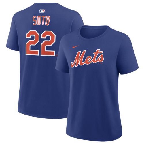 Pro Standard Women's New York Mets Blue Denim Cropped Floral