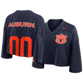 Nike Women's Auburn Tigers College Navy Cropped Replica