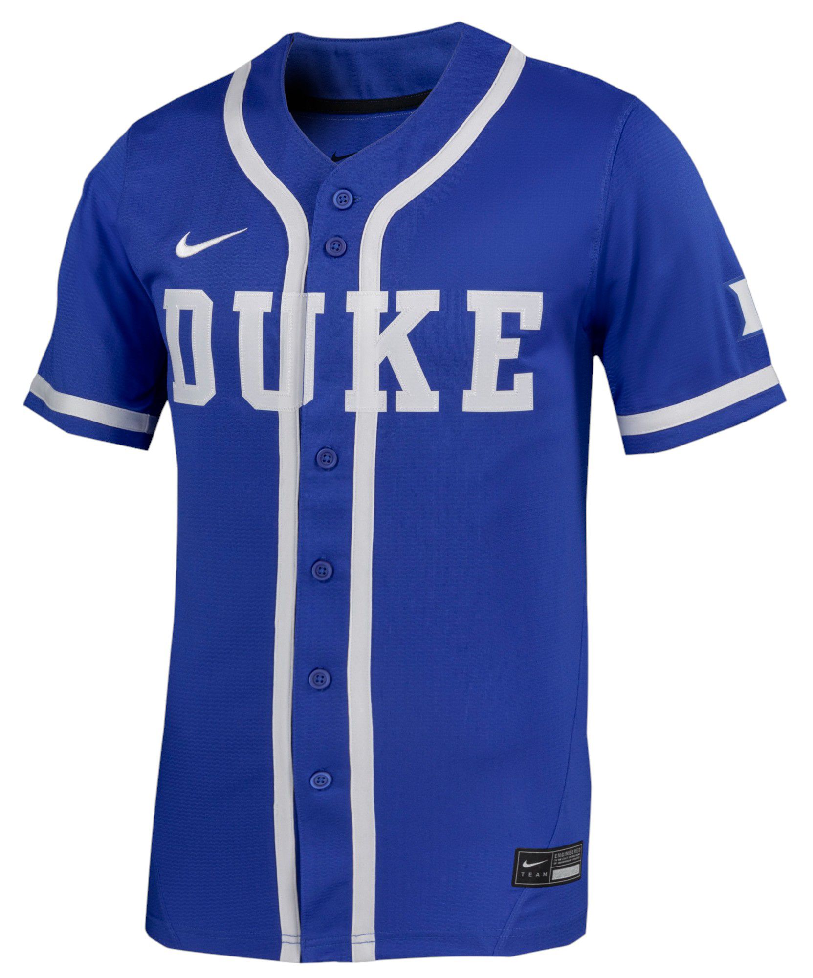 Nike Women's Duke Blue Devils Royal Two Button Replica Softball Jersey product image