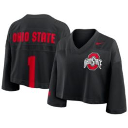 Nike Women's Ohio State Buckeyes Black Cropped Replica