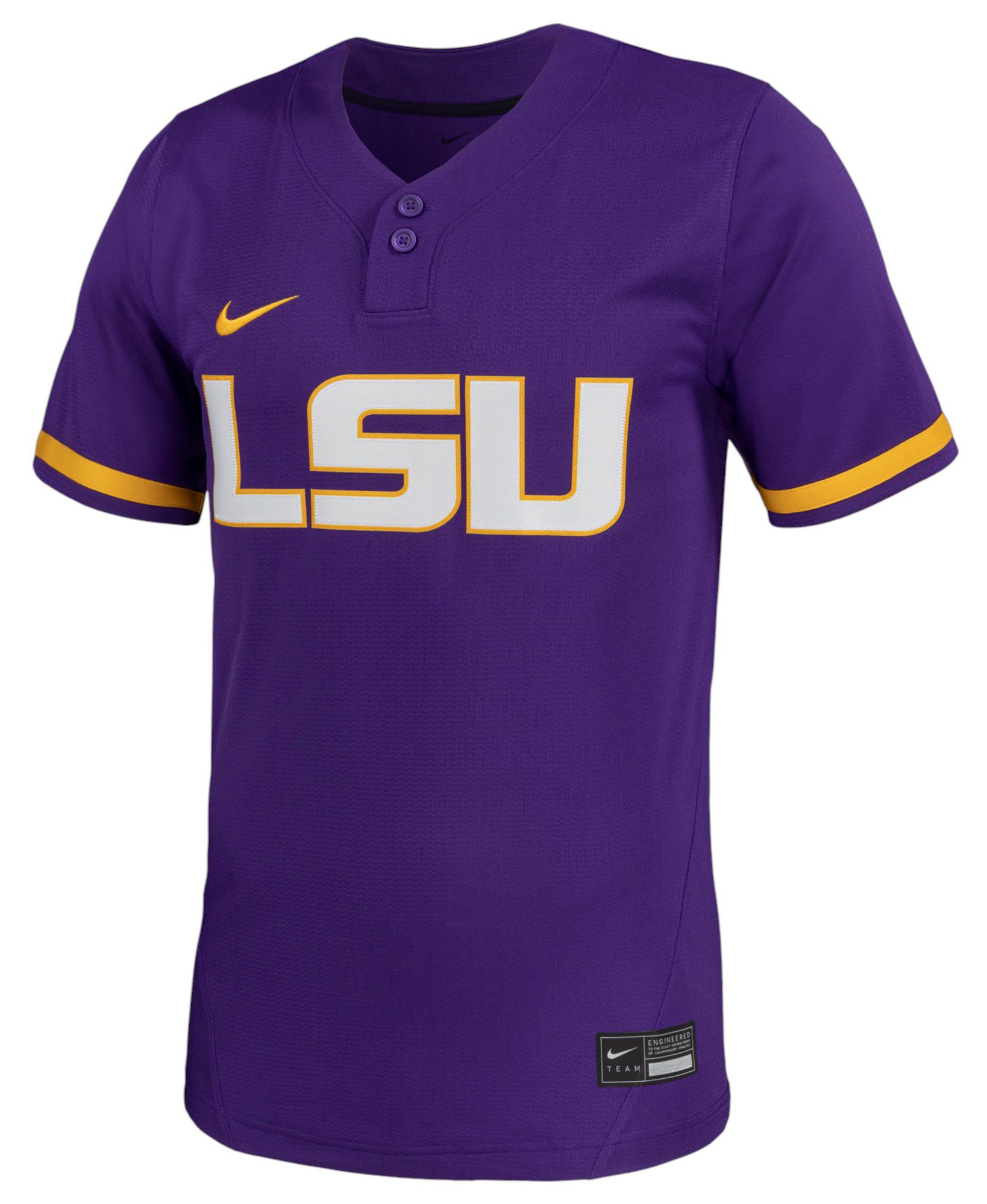 Nike Women's LSU Tigers Purple Two Button Replica Softball Jersey product image