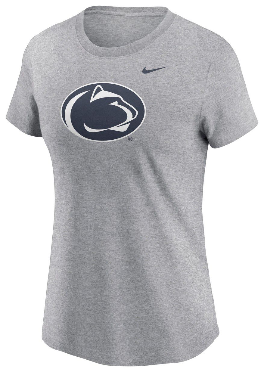 Nike Women's Penn State Nittany Lions Grey Heather Sideline Logo Short Sleeve T-Shirt product image