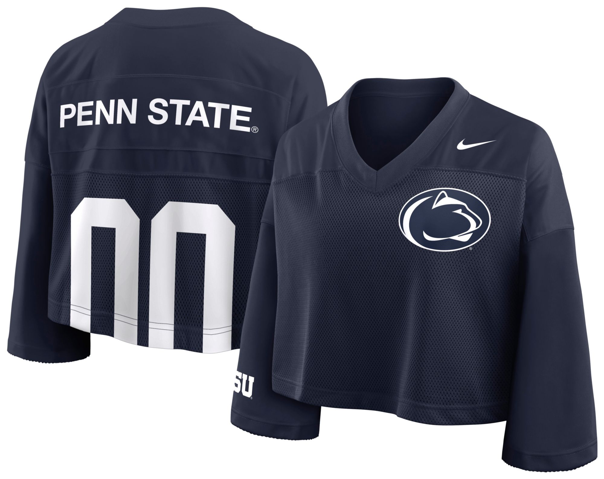 Nike Women's Penn State Nittany Lions College Navy Cropped Replica Jersey product image