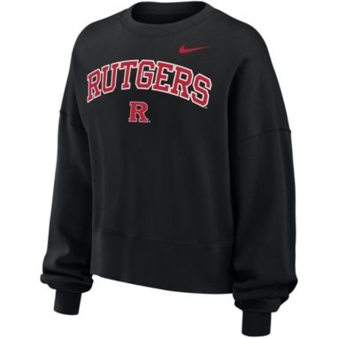 sorry, Nike Women's Rutgers Scarlet Knights Black Phoenix Fleece Crew Pullover Sweatshirt is currently out of stock