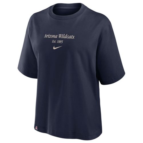 Nike Youth Arizona Wildcats Navy Core Cotton Primary Logo Short
