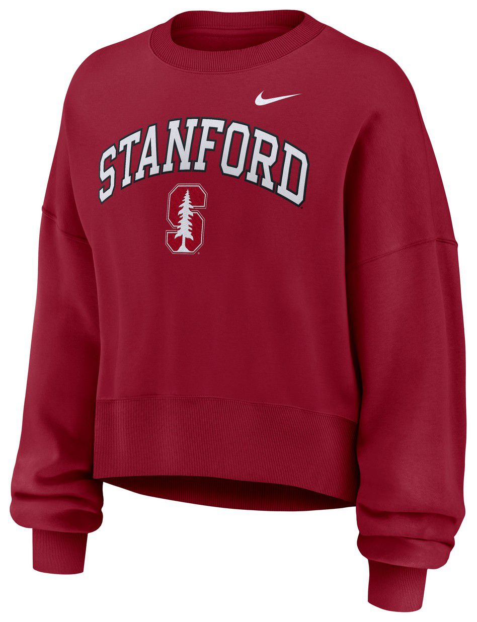 Nike Women's Stanford Cardinal Team Crimson Phoenix Arch Oversized Crew Pullover Sweatshirt product image