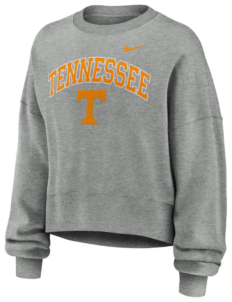 Nike Women's Tennessee Volunteers Grey Tackle Twill Phoenix Crewneck Sweatshirt product image
