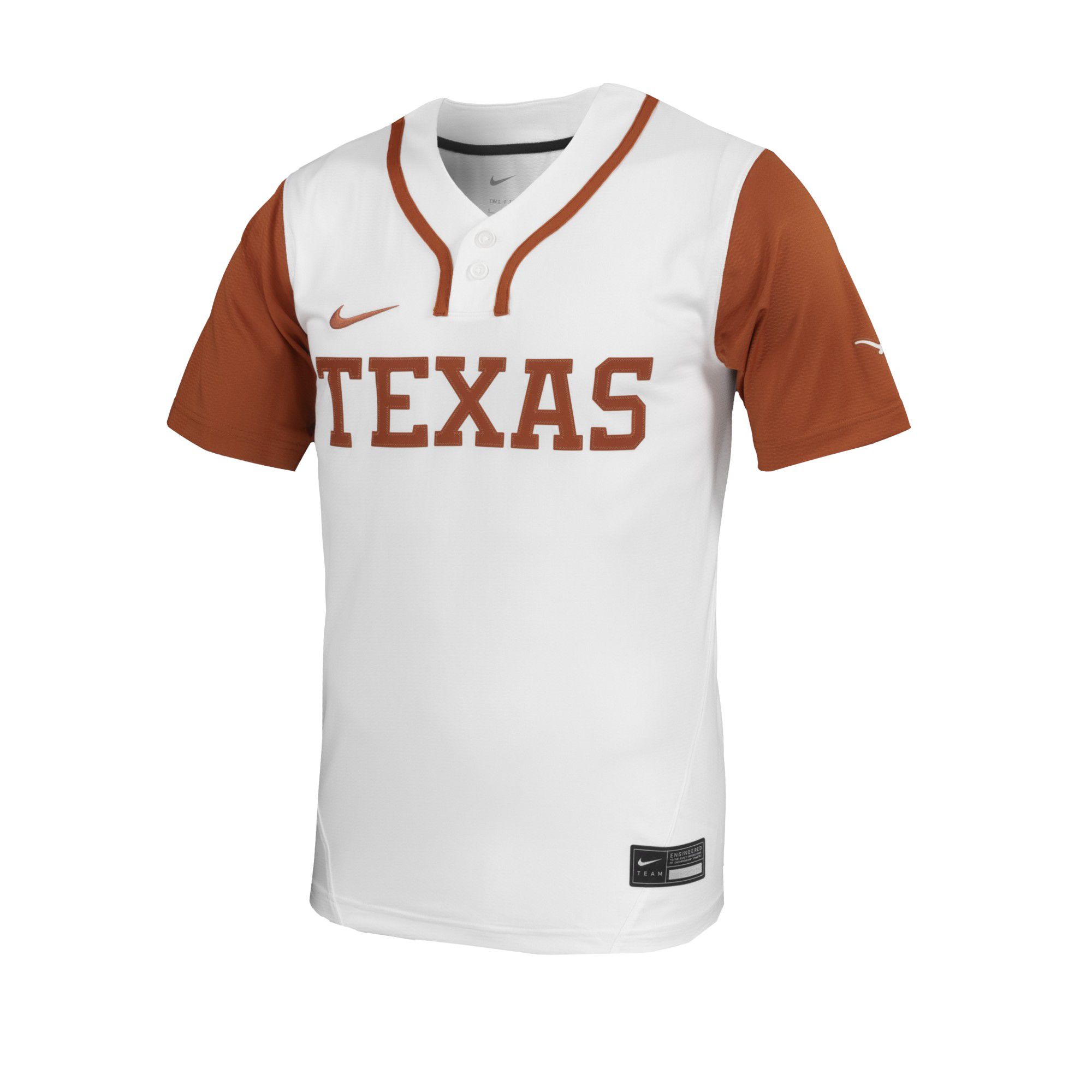 Nike Women's Texas Longhorns White Two Button Replica Softball Jersey product image