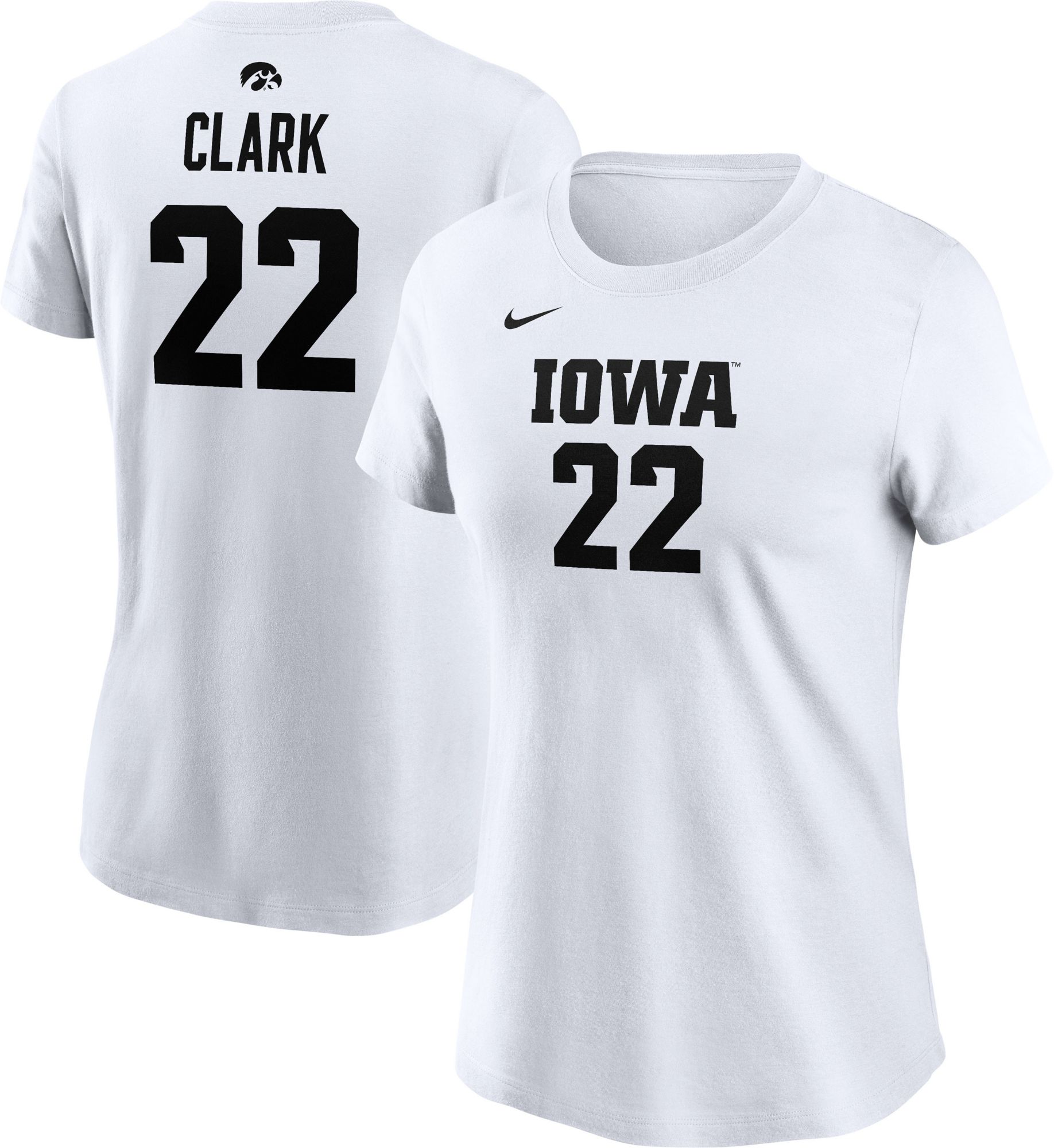 Nike Women's Iowa Hawkeyes Caitlin Clark #22 White T-Shirt product image