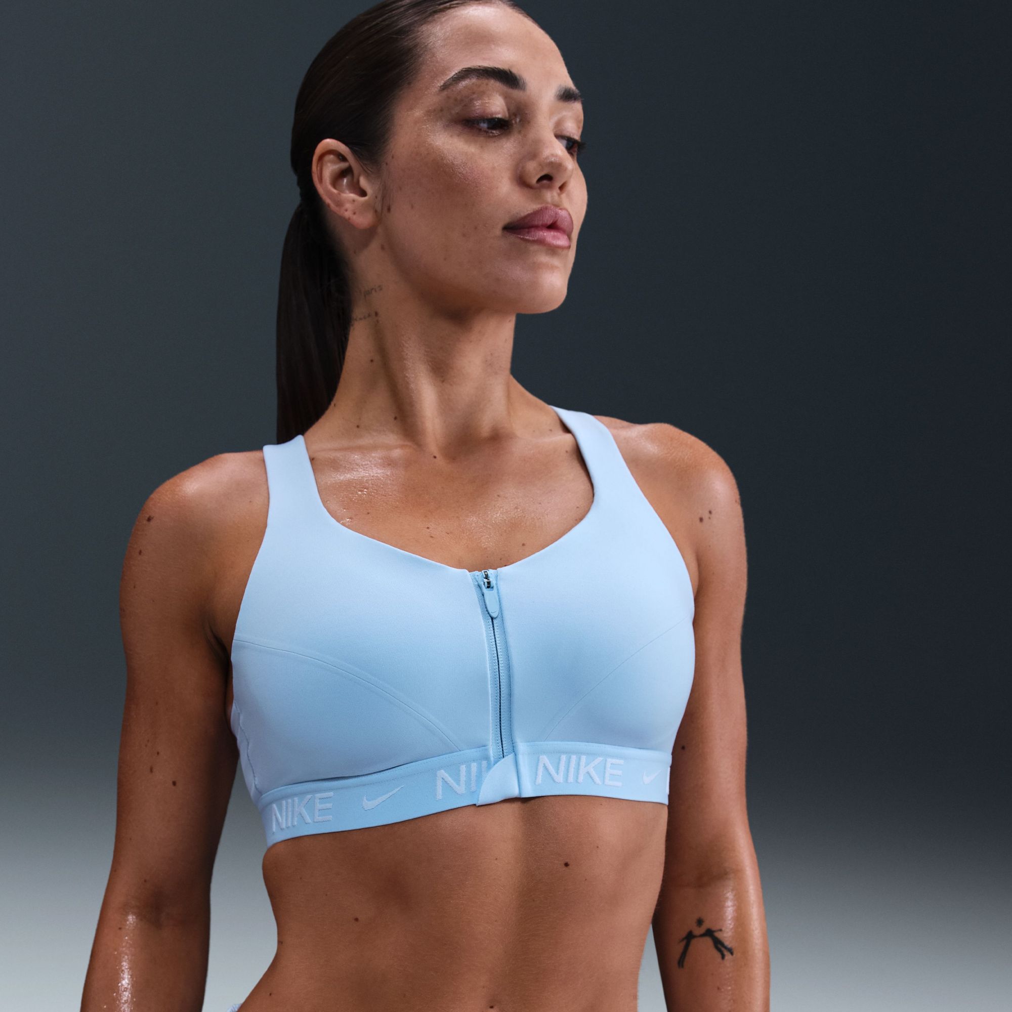 Nike Women's Indy High Support Padded Front-Zip Sports Bra product image