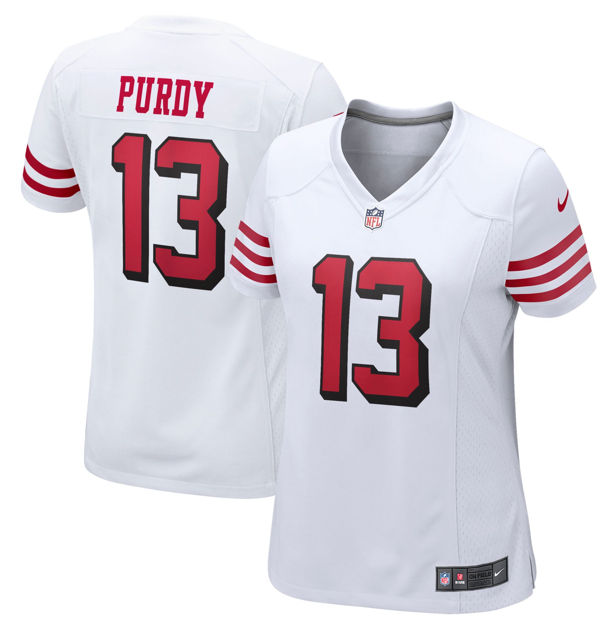 Nike Women's San Francisco 49ers Brock Purdy #13 White Alternate 2 Game Jersey product image