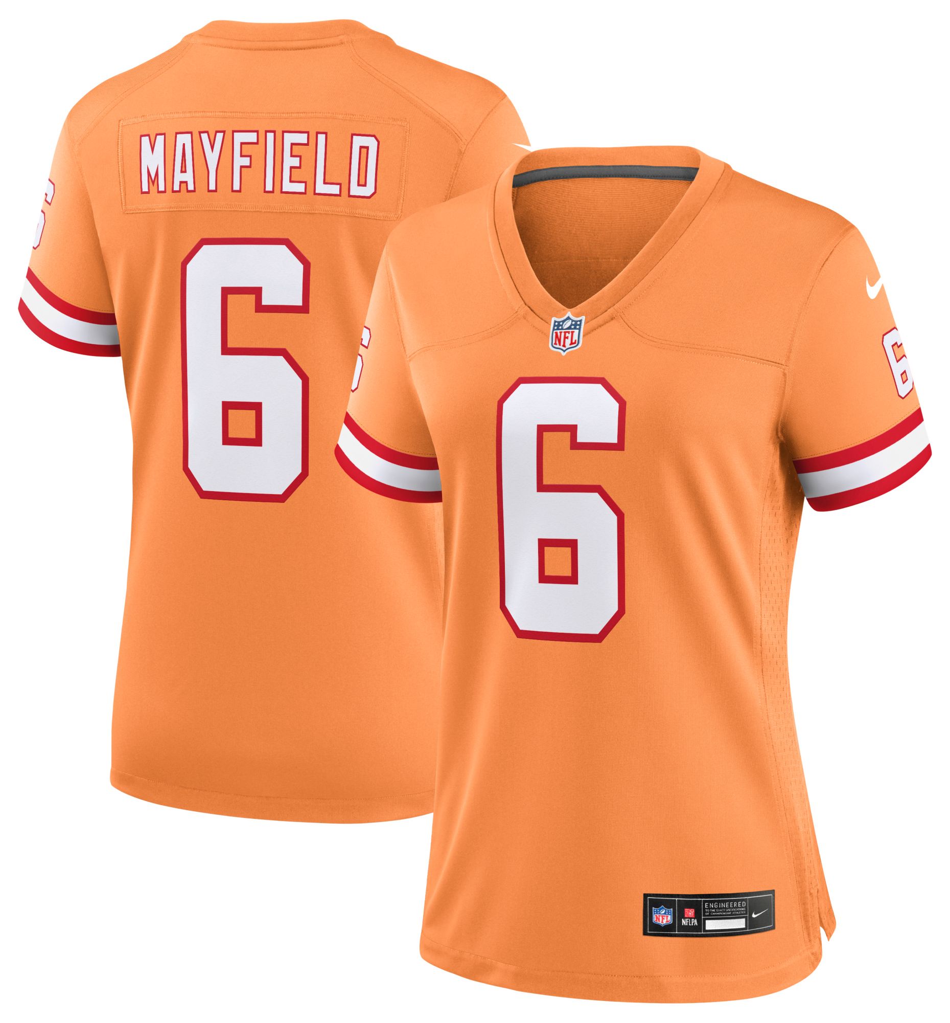 Nike Women's Tampa Bay Buccaneers Baker Mayfield #6 Sport Orange Alternate 2 Game Jersey product image
