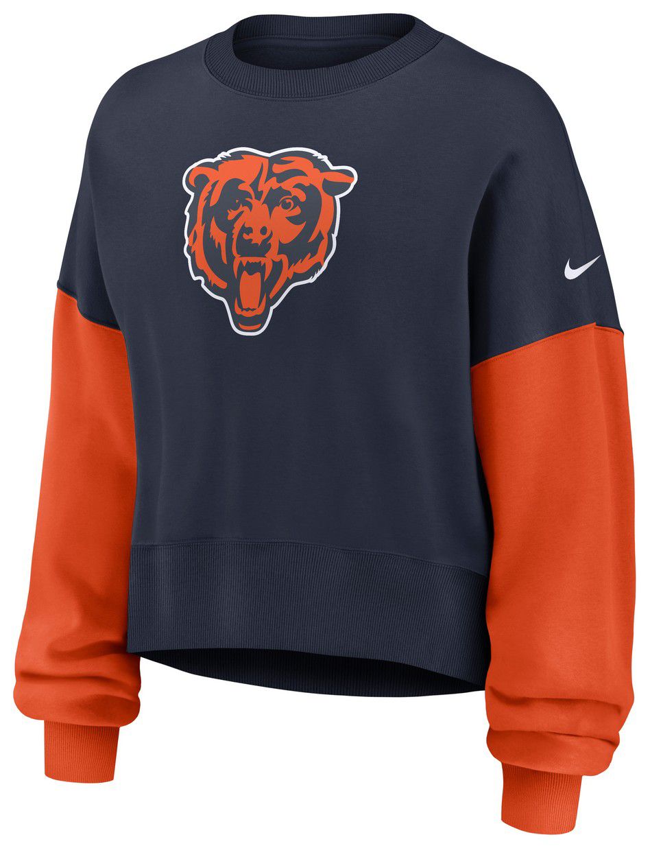 Nike Women's Chicago Bears Marine Phoenix Logo Crew Pullover Sweatshirt product image