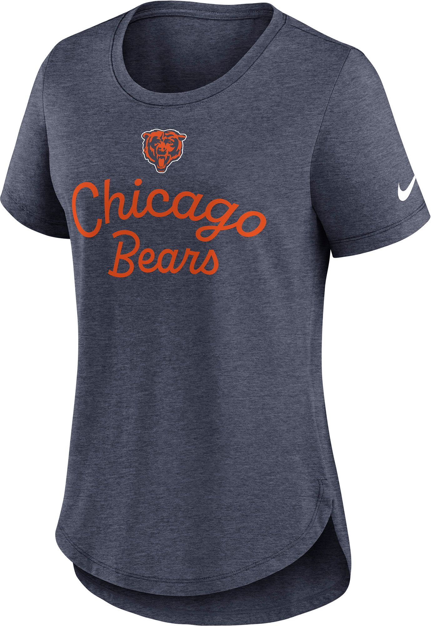 Nike Women's Chicago Bears Navy Triblend T-Shirt product image