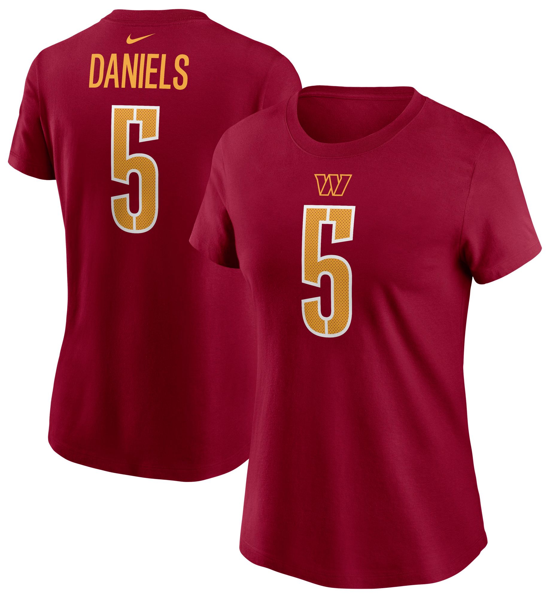 Nike Women's Washington Commanders Jayden Daniels #5 Team Red T-Shirt product image