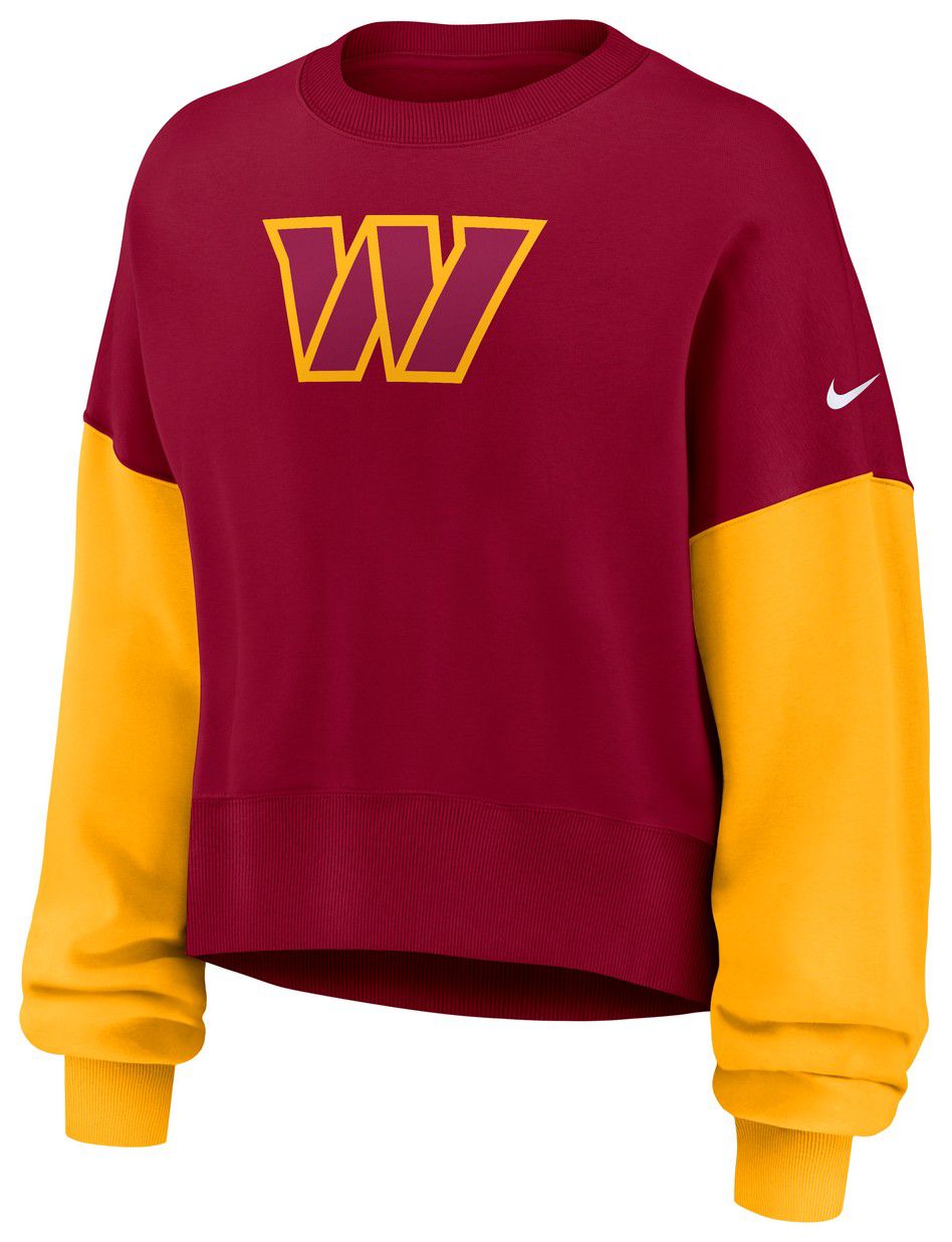 Nike Women's Washington Commanders Team Red Phoenix Logo Crew Pullover Sweatshirt product image