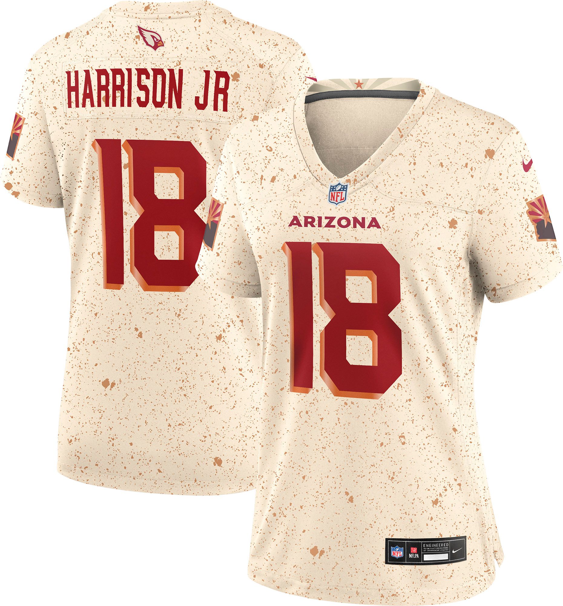 Nike Women's Arizona Cardinals Marvin Harrison Jr. #18 NFL Rivalries Game Jersey product image