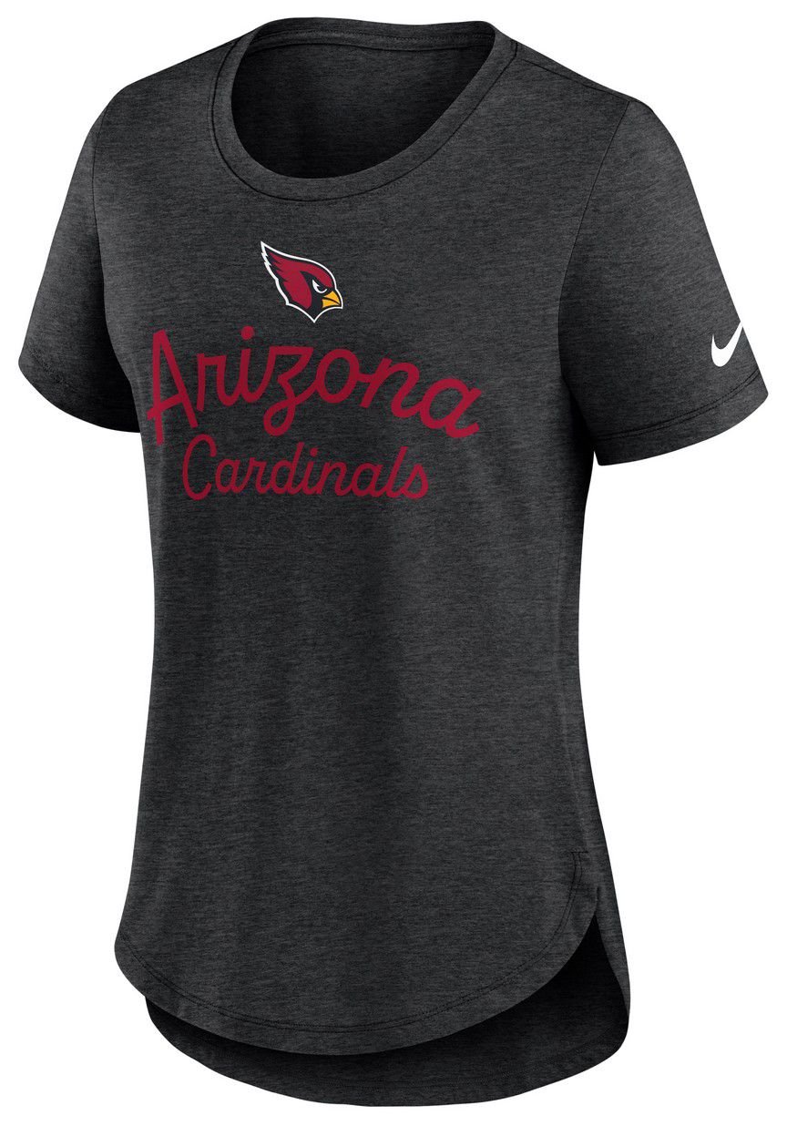 Nike Women's Arizona Cardinals Black Heather Triblend T-Shirt product image
