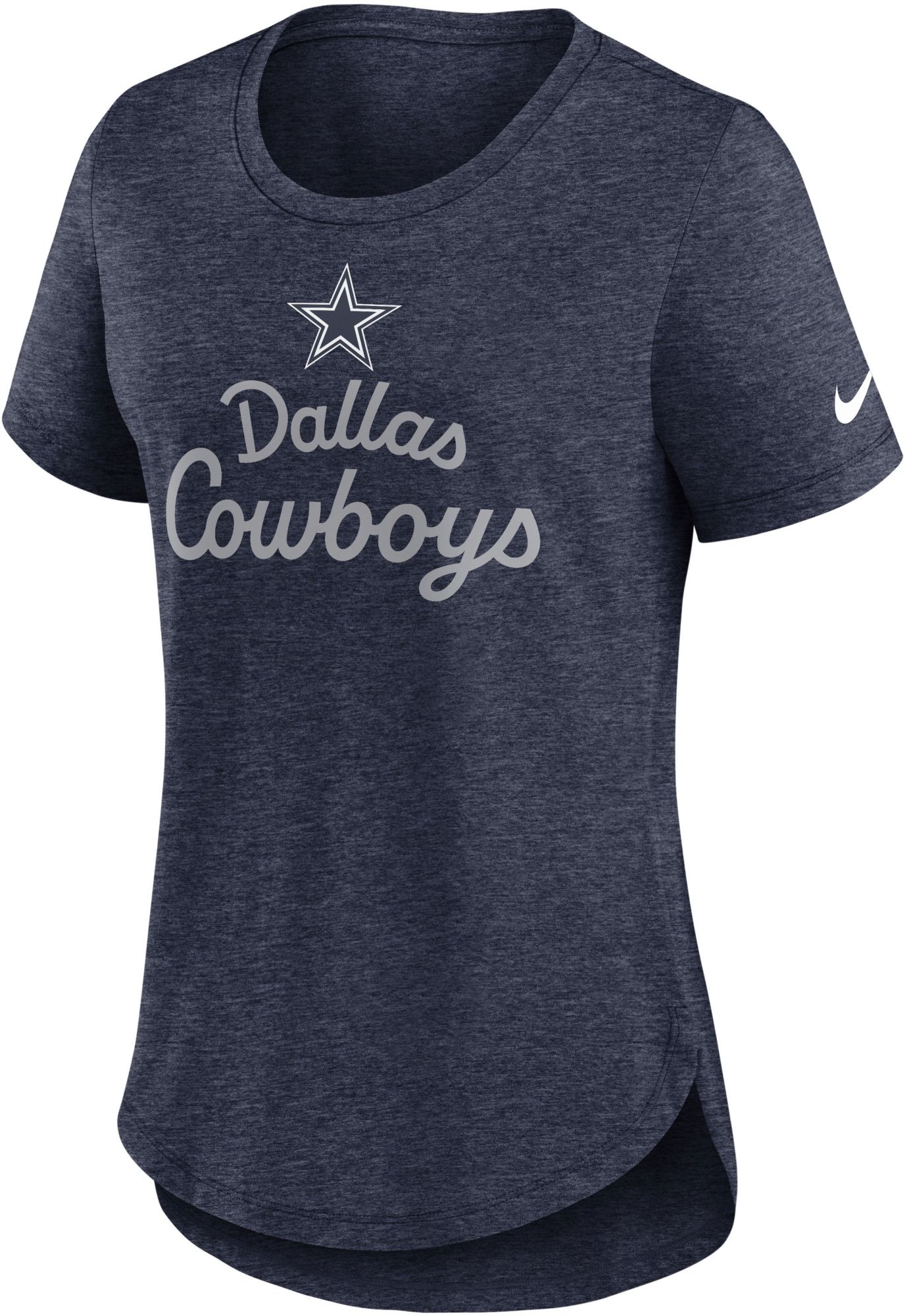 Nike Women's Dallas Cowboys Navy Triblend T-Shirt product image