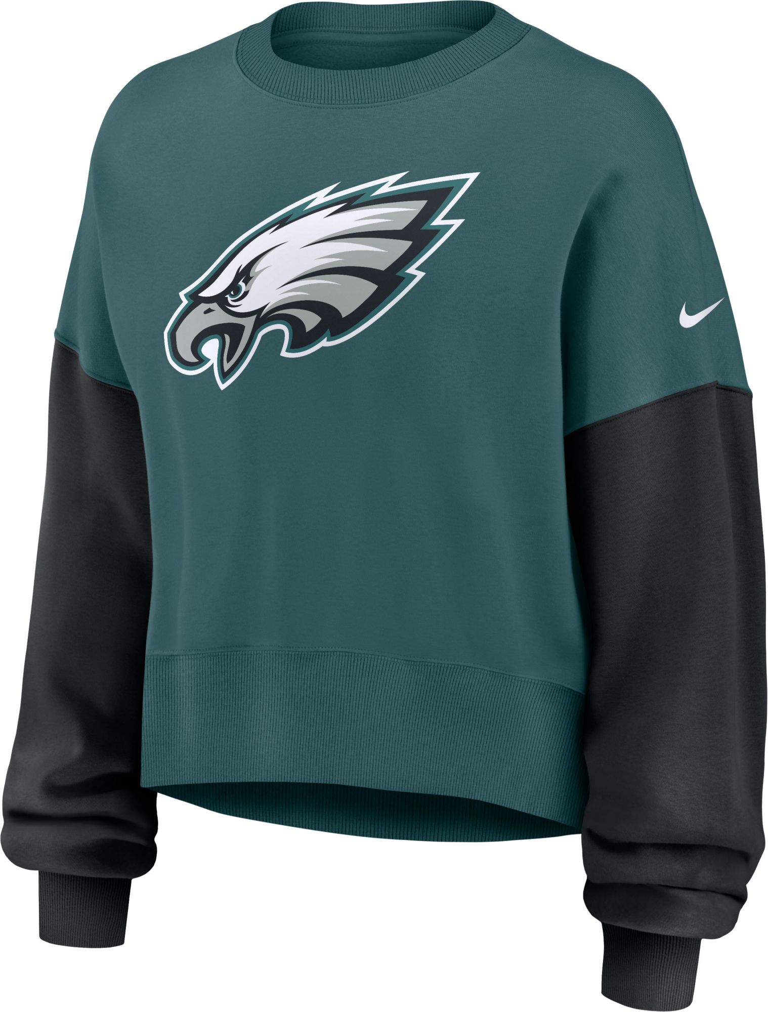 Nike Women's Philadelphia Eagles Sport Teal Phoenix Logo Crew Pullover Sweatshirt product image