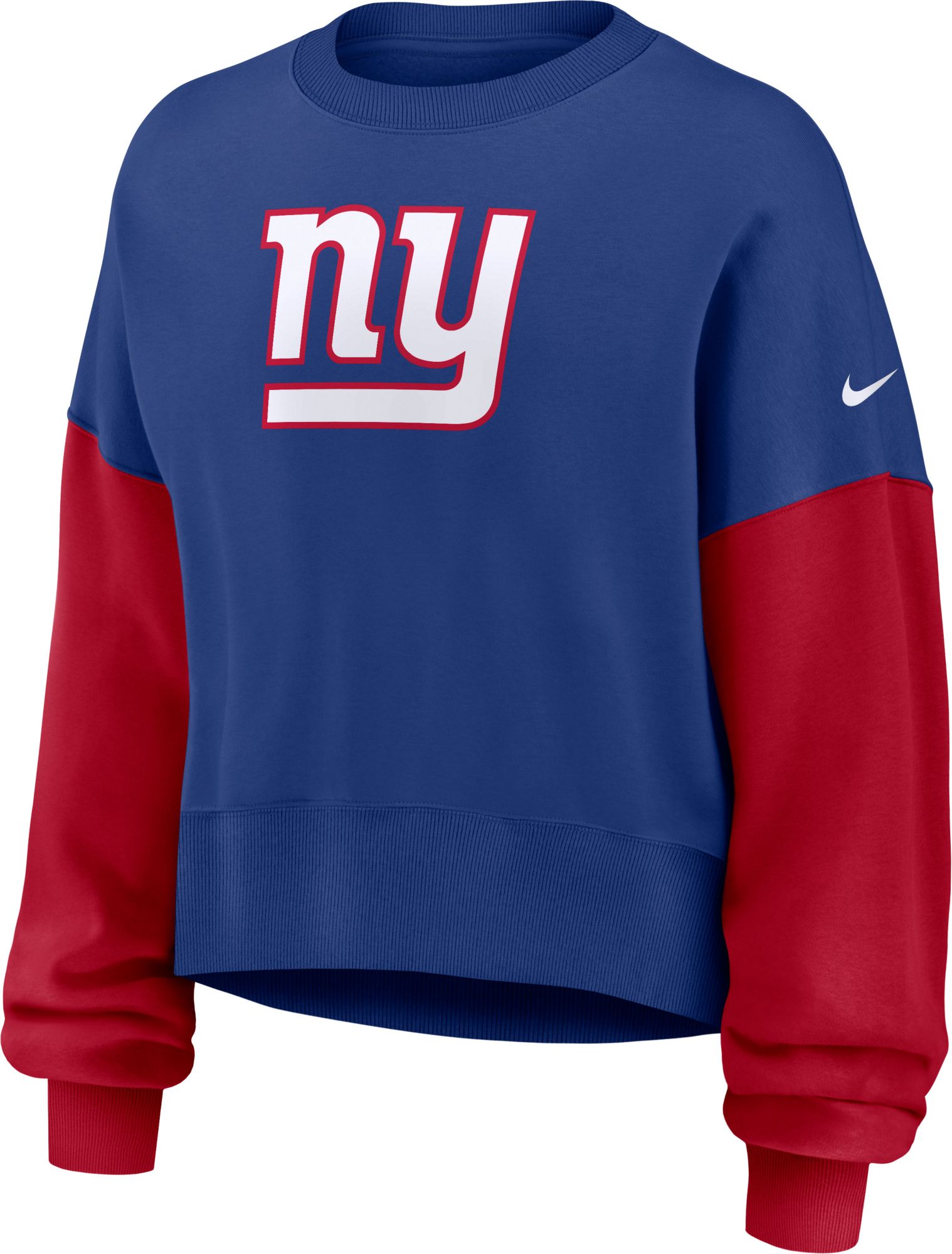 Nike Women's New York Giants Rush Blue Phoenix Logo Crew Pullover Sweatshirt product image