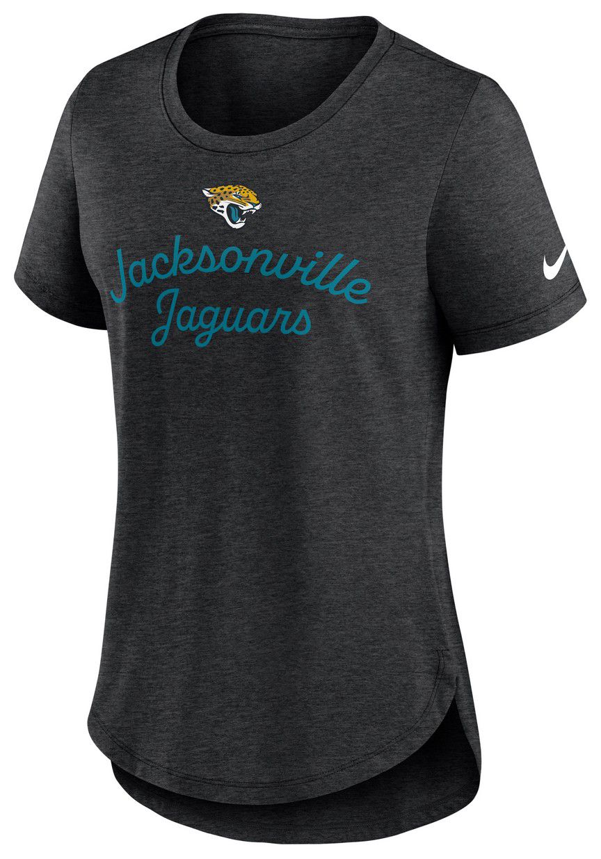 Nike Women's Jacksonville Jaguars Black Heather Triblend T-Shirt product image