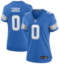 Nike Women's Detroit Lions Jahmyr Gibbs #0 Blue Spark Game