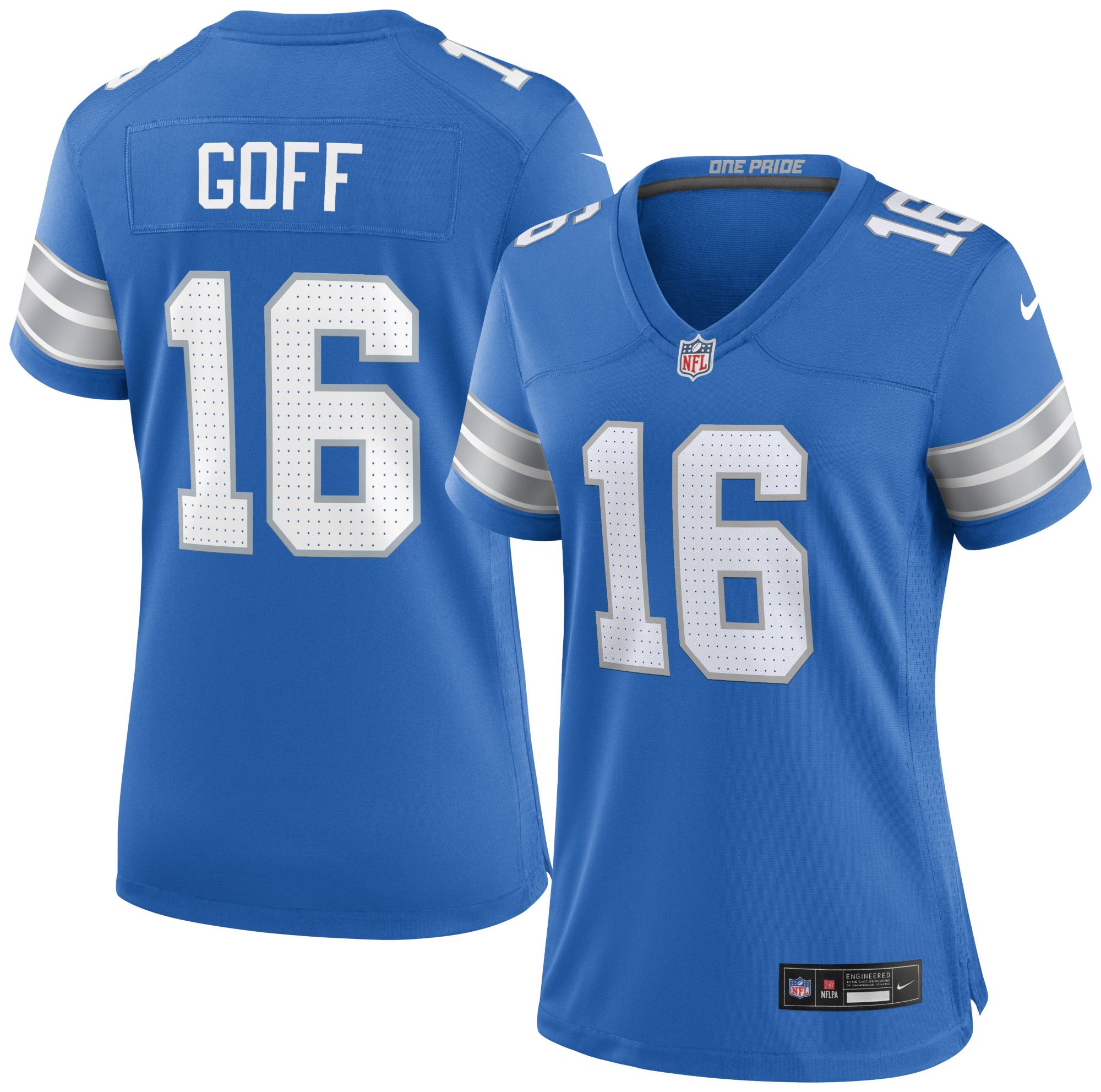 Nike Women's Detroit Lions Jared Goff #16 Blue Game Jersey product image