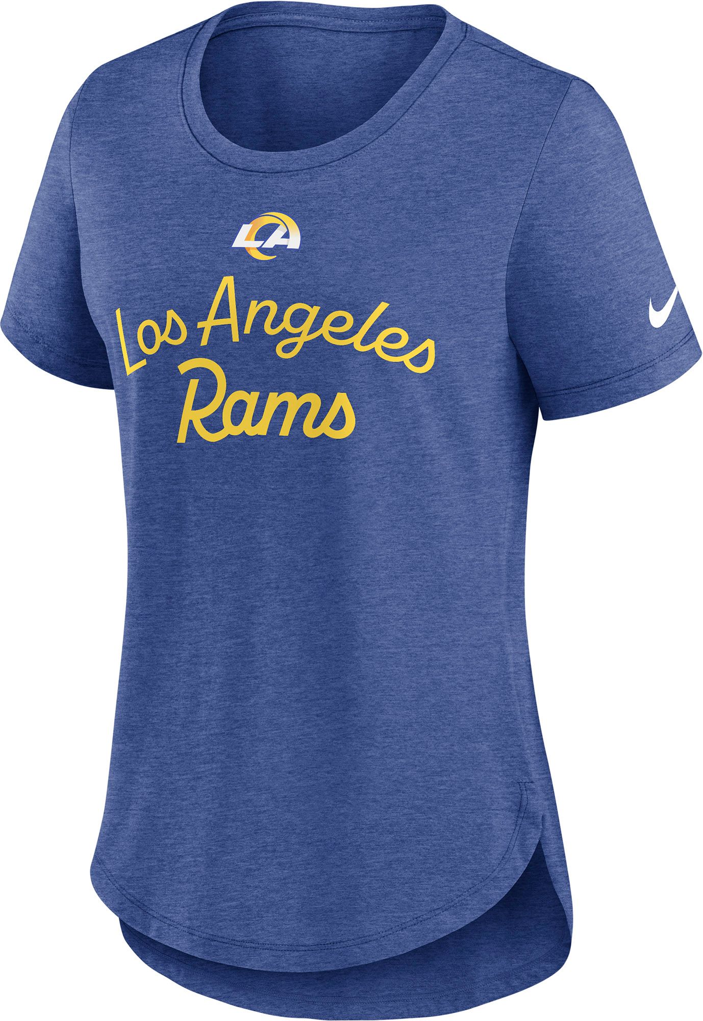 Nike Women's Los Angeles Rams Blue Triblend T-Shirt product image
