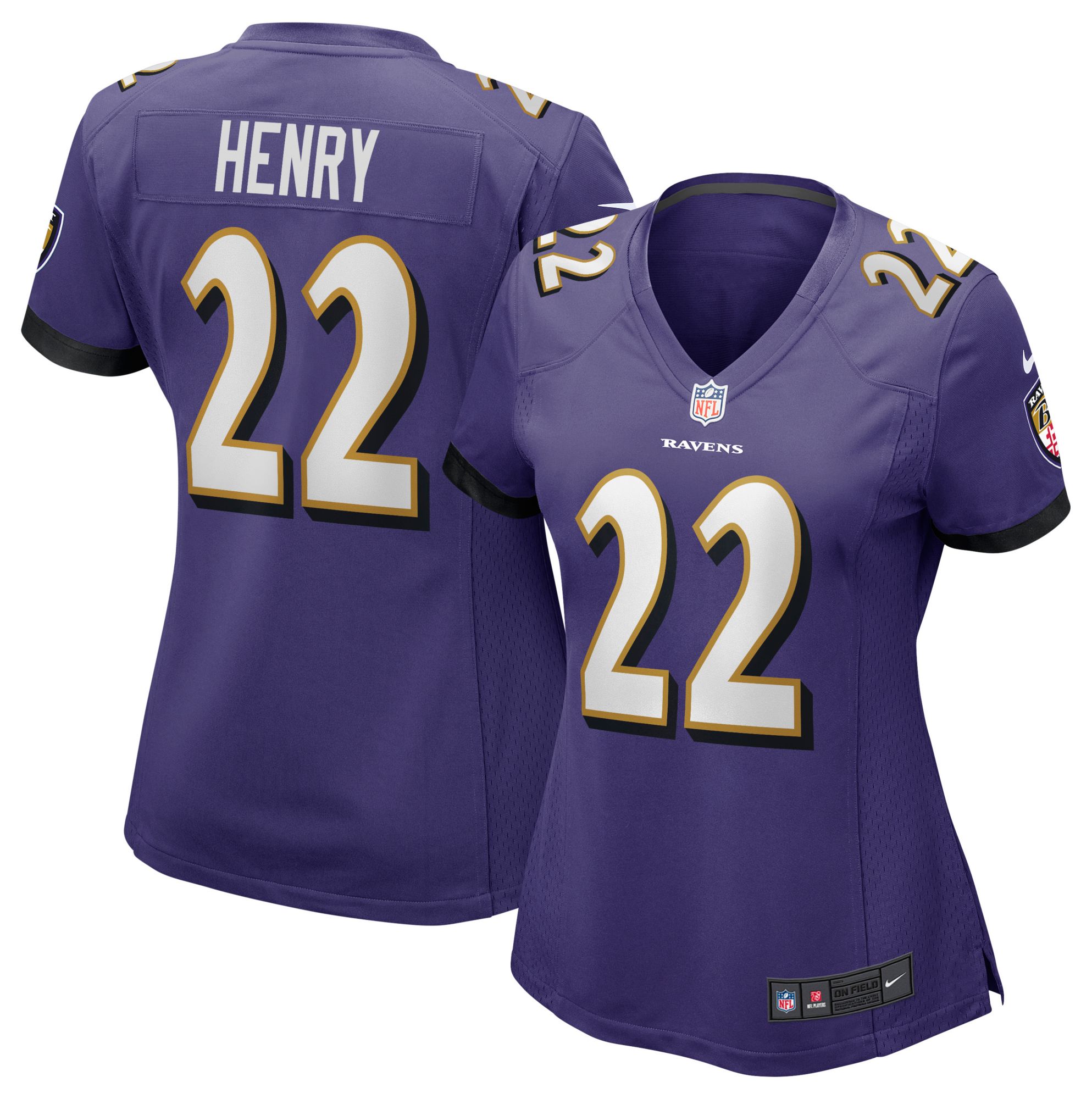 Nike Women's Baltimore Ravens Purple Derrick Henry #22 Game Jersey product image