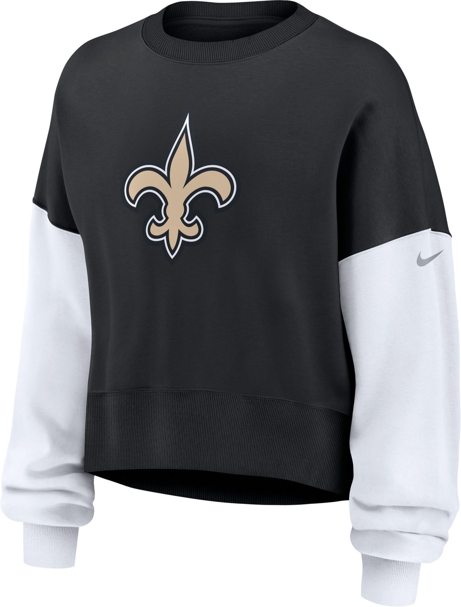Nike Women's New Orleans Saints Black Phoenix Logo Crew Pullover Sweatshirt product image