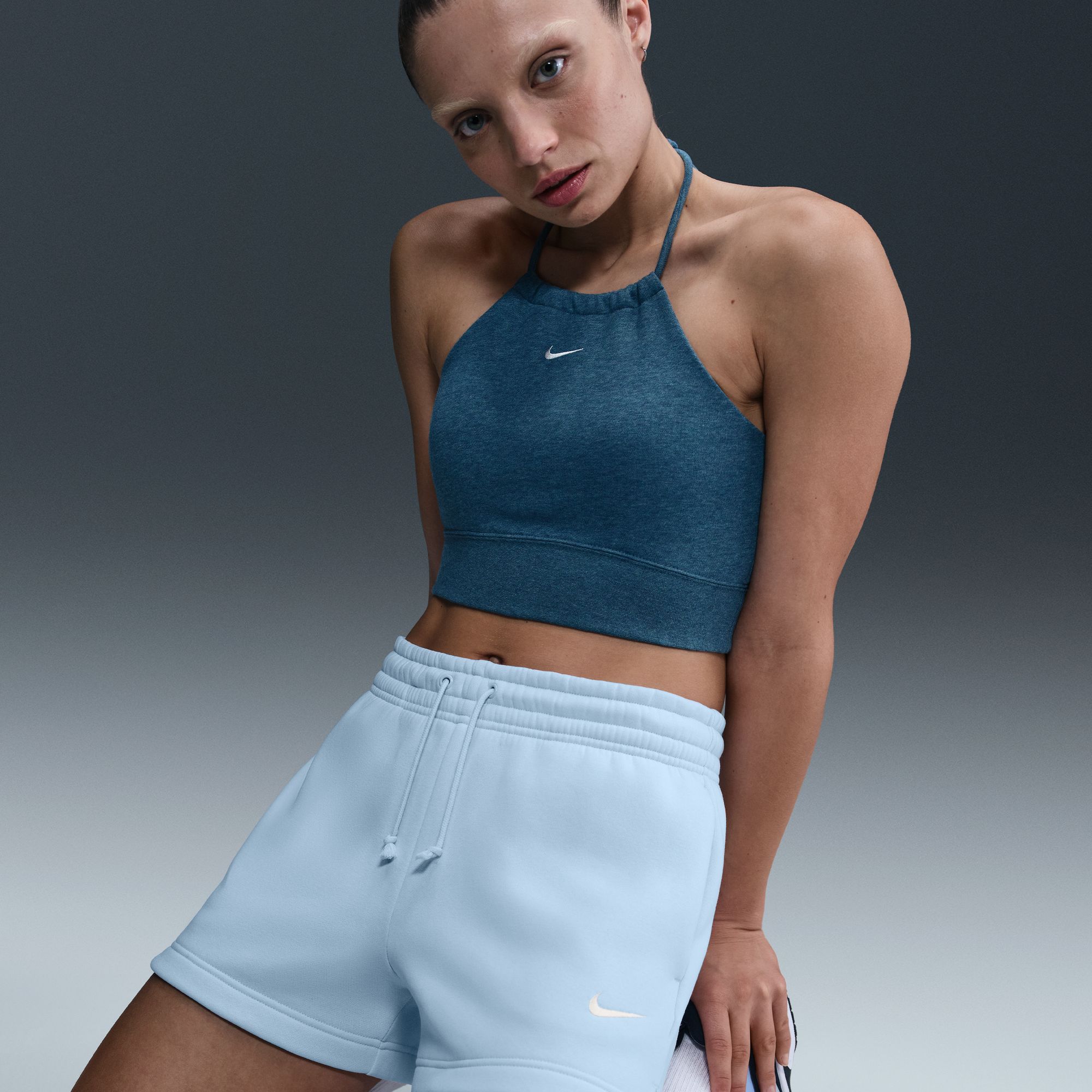 Nike Women's Sportswear Phoenix Fleece Mid-Rise 4" Shorts product image