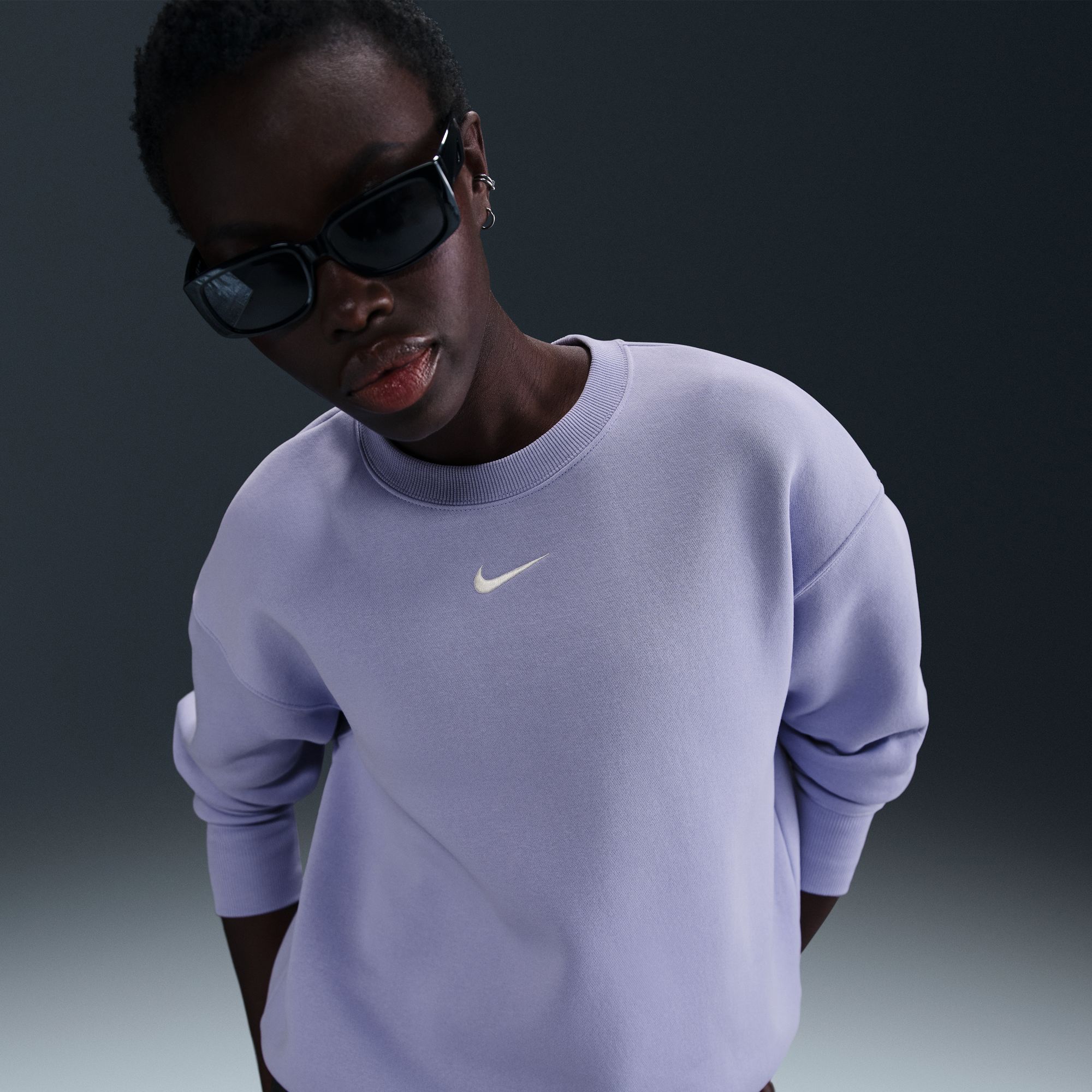 Nike Women's Sportswear Phoenix Fleece Oversized Crew-Neck Sweatshirt product image