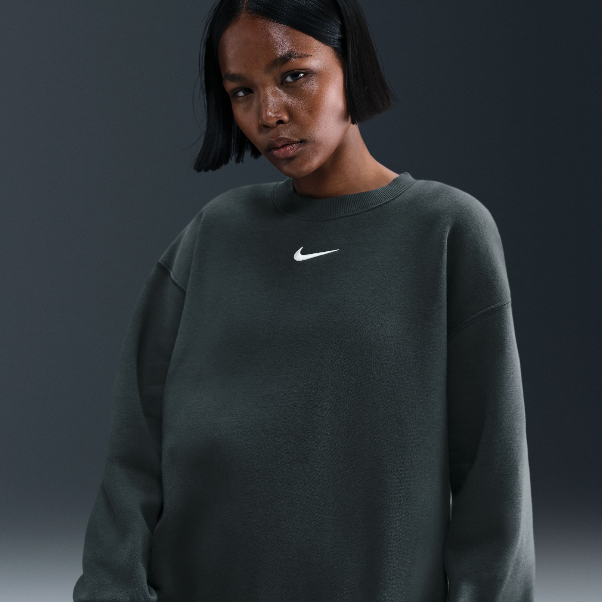 Nike Women's Sportswear Phoenix Fleece Oversized Crew-Neck Sweatshirt product image