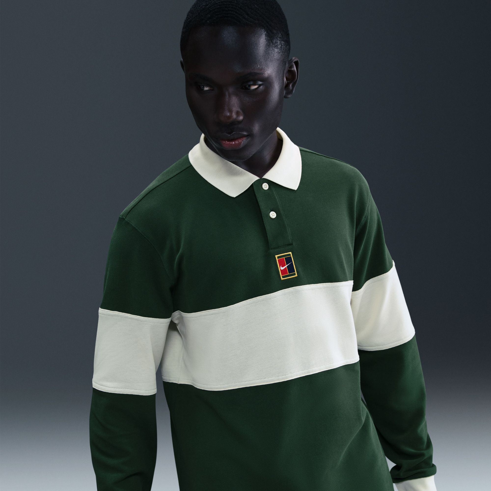 Nike Men's NikeCourt Heritage Long Sleeve Tennis Polo product image
