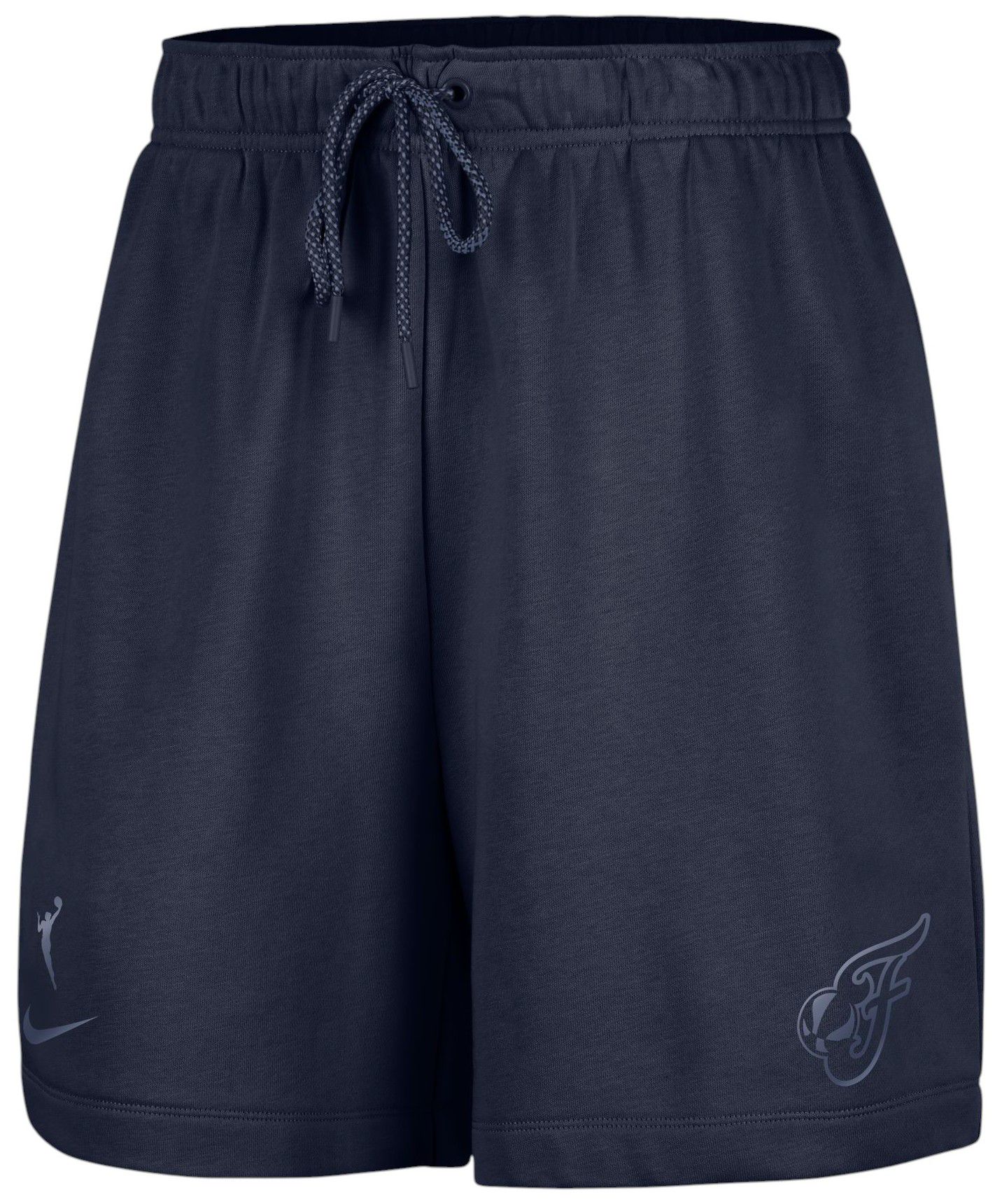Nike Women's Indiana Fever Navy 6" Fleece Shorts product image