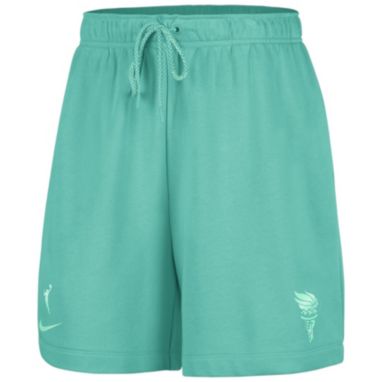 sorry, Nike Women's New York Liberty Mint 6" Fleece Shorts is currently out of stock