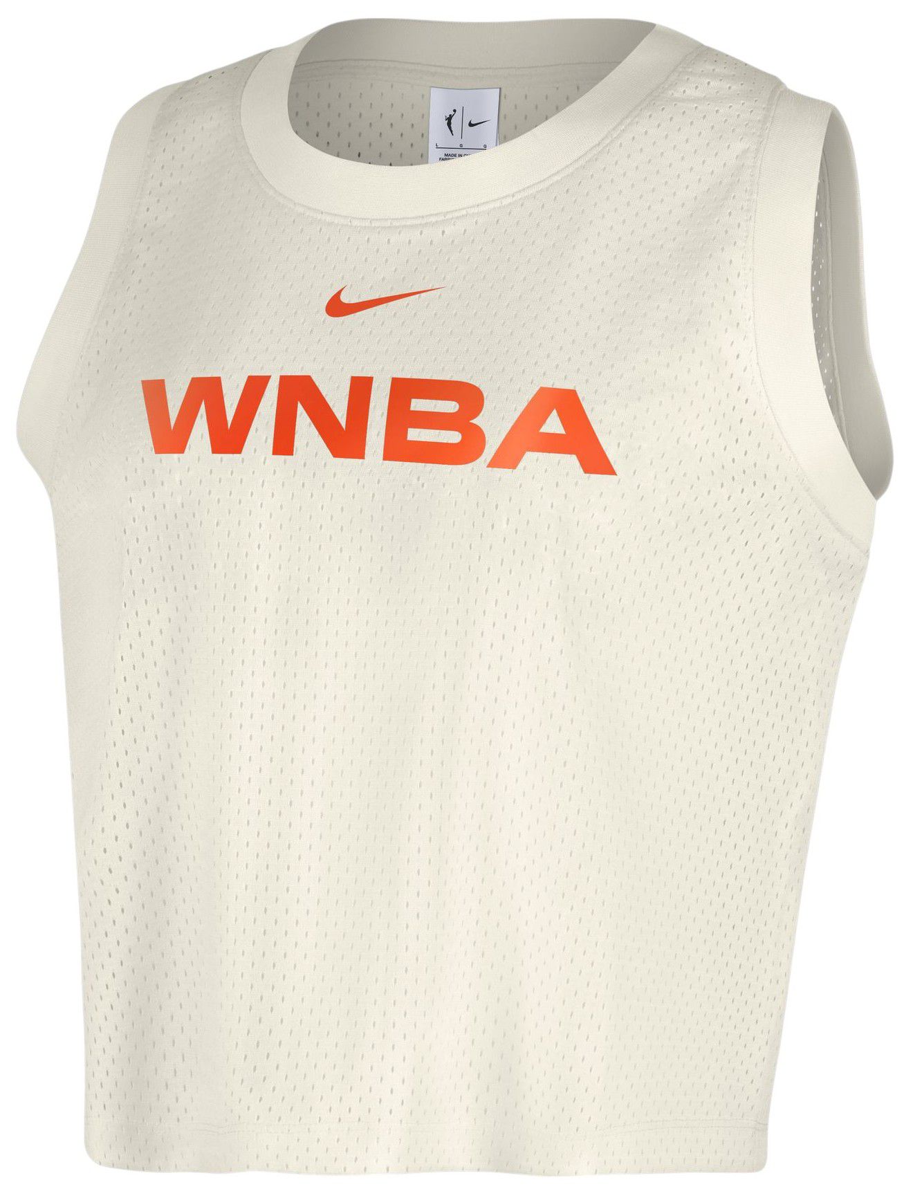Nike Women's WNBA Off White Wordmark Mesh Tank Top product image
