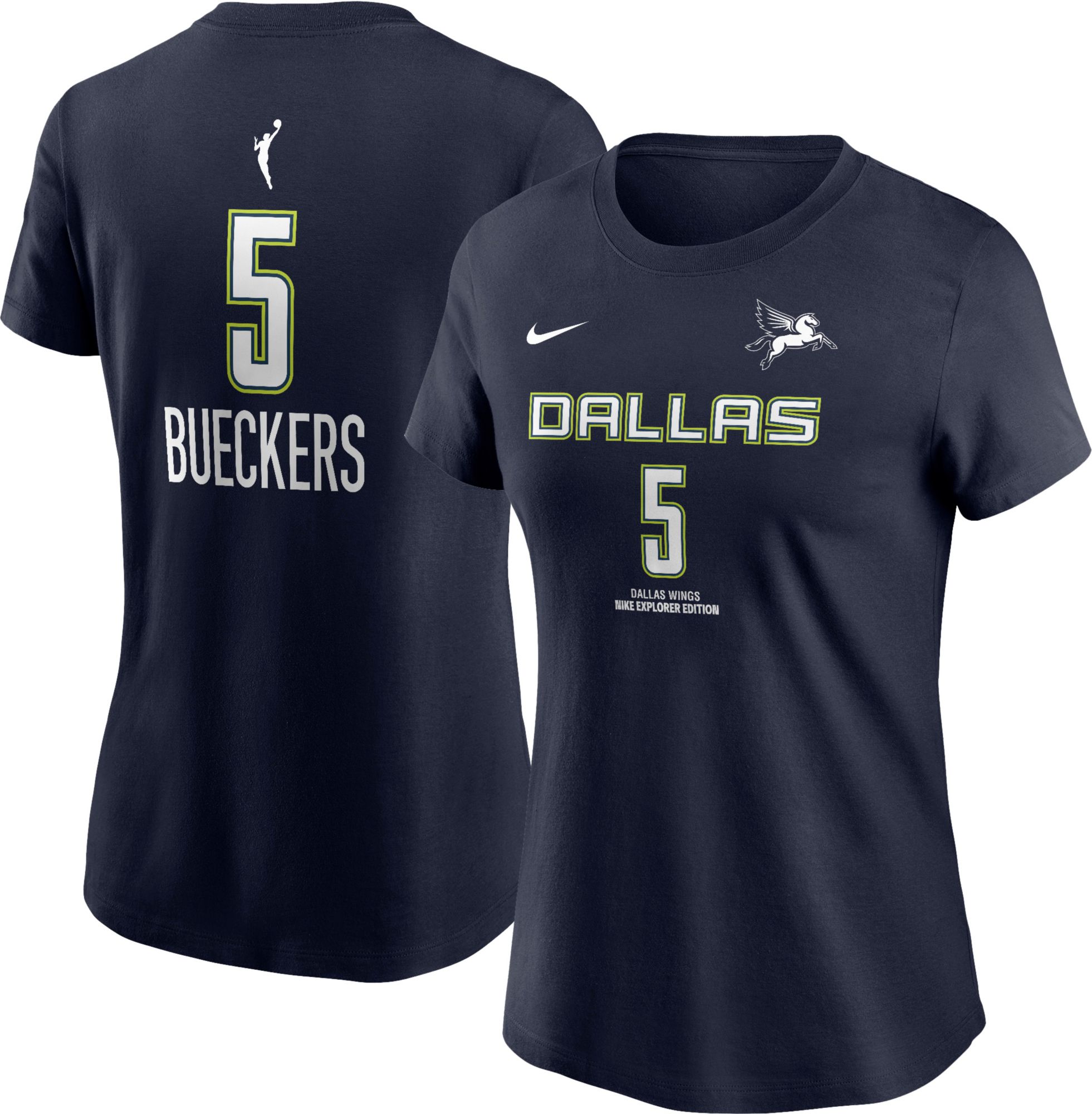 Nike Women's Dallas Wings Paige Bueckers #5 Navy Explorer T-Shirt product image