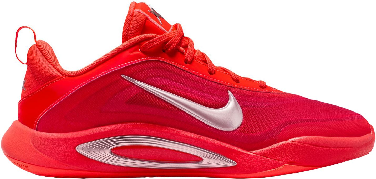 Nike Kids' Grade School A'One 'Royal Flame' Basketball Shoes product image