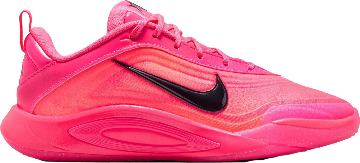Nike Kids' Grade School A'One 'Warning Label' Basketball Shoes product image